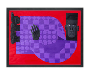 Jon Key, "Man in the Violet Suit No. 3 (Red)" SOLD
