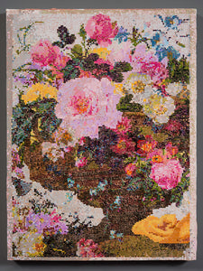 Kirstin Lamb, "After French Wallpaper (Wild Pink Floral)" SOLD