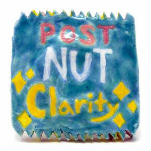 Colin J. Radcliffe, "post nut clarity Condom" SOLD