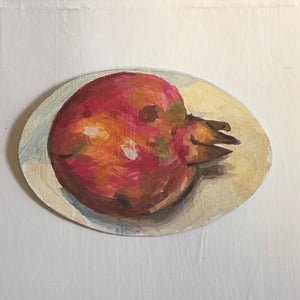 Dale Wittig, "Pomegranate on its side"