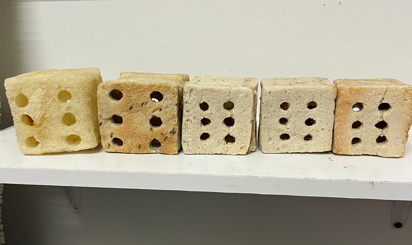 Bianca Abdi-Boragi, "Bread Dice Miniatures"