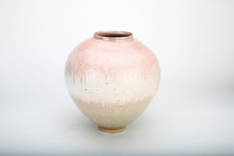 Nicholas Oh, "Pink Moon Jar by Dave Kim the Potter"