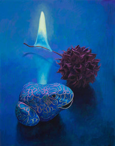 Xiao Wang, "Still Life (Blue)"
