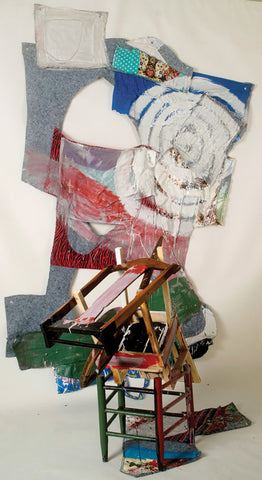 Alan Neider, "Chair and Blanket 2"