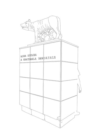 Mario Santizo, "Monument Rome" SOLD