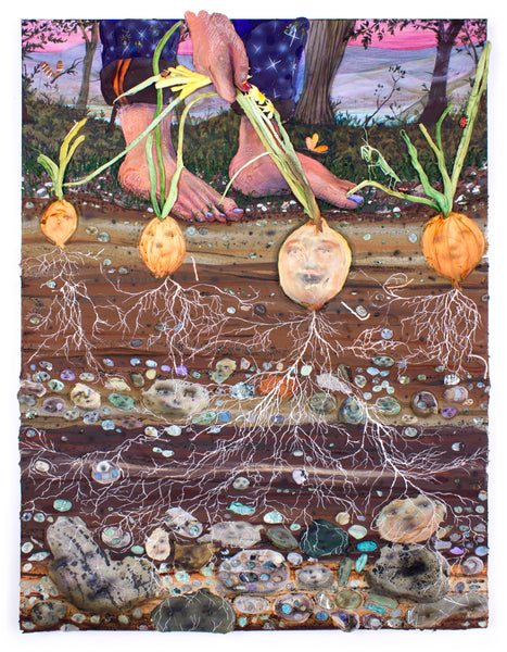 Kate Klingbeil, "Deep Rooted, (Four Bulbs)" SOLD