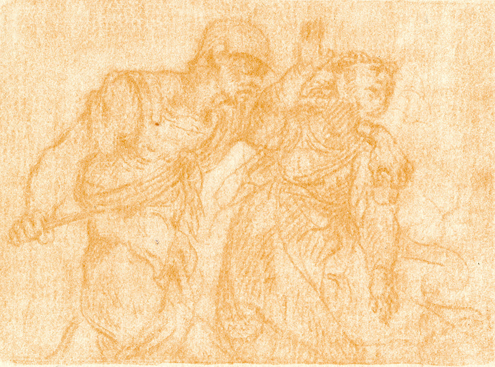 Zorawar Sidhu, "Soldier Stabbing a Woman After Anonymous 17th Century Italian Artist" SOLD