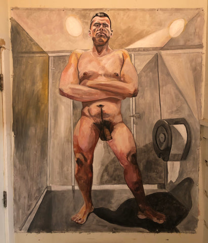 Dale Wittig, "Arturo in the Men’s Room"