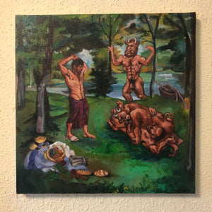 Dale Wittig, “Lunch with Minotaurs” SOLD