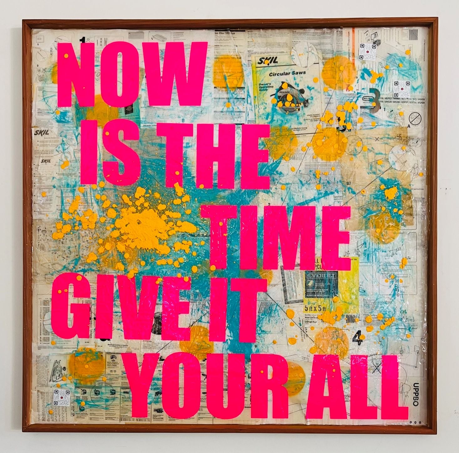 Joe Forte, “NOW IS THE TIME GIVE IT YOUR ALL”
