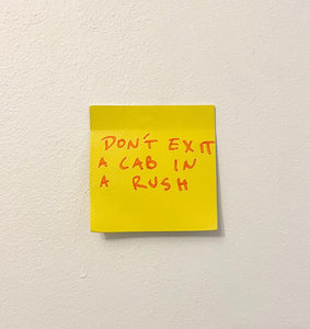 Stuart Lantry, "Don't exit a cab in a rush"