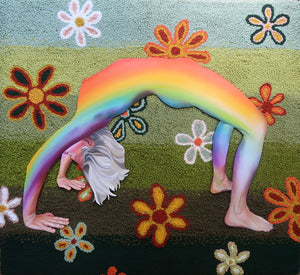 Julia Haw, "Rainbow in a Field of Daisies"