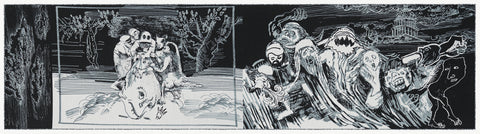 Alina Bliumis, "The Camouflage of Laughter, panel #2"