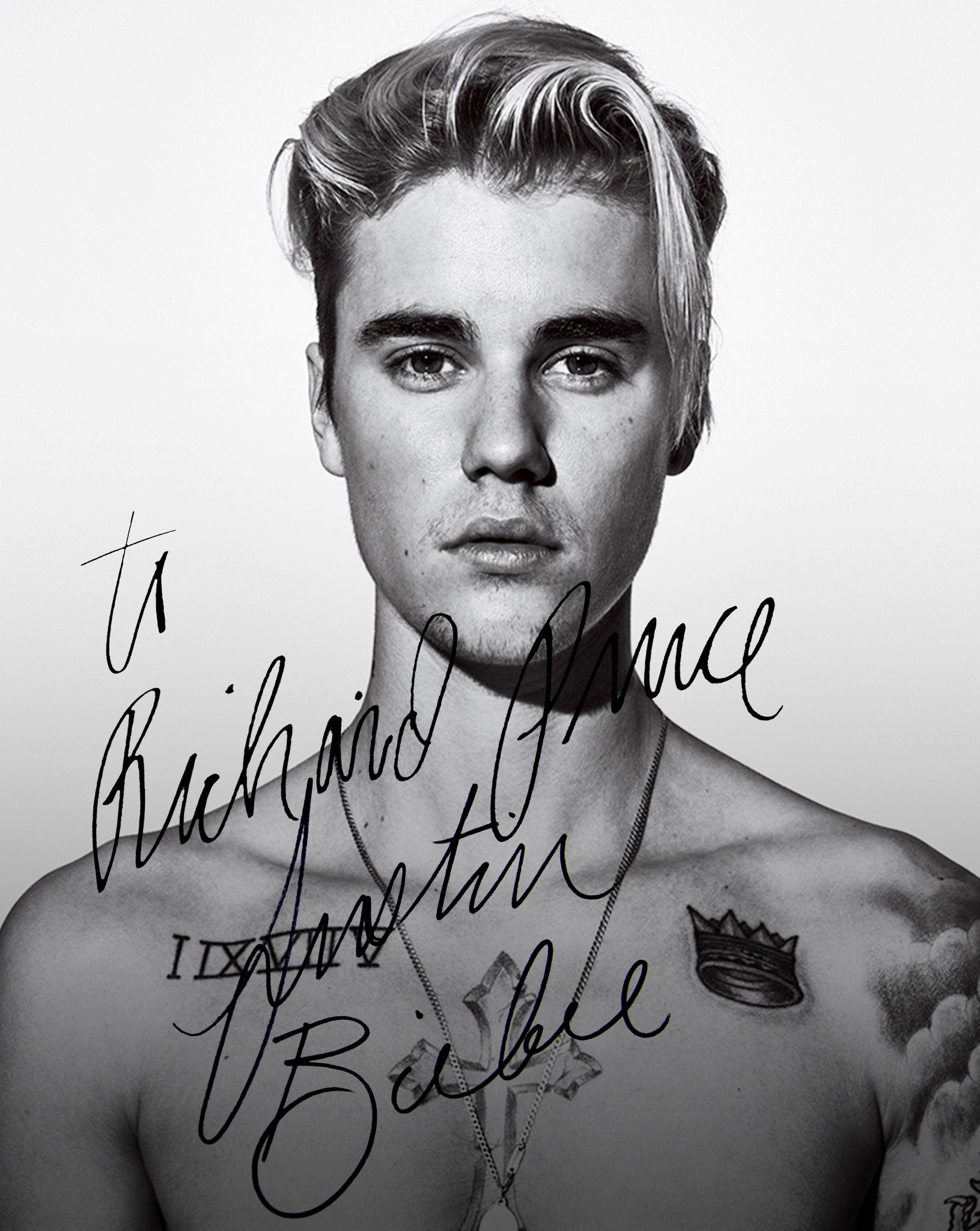 "Richard Prince" (Jonathan Paul), "All The More Best - Justin Bieber"
