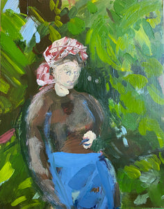 Nicole Basilone, "Peasant after Camille Pissarro" SOLD