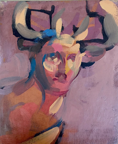 Rosemarie Beck, "Stag (Study)"