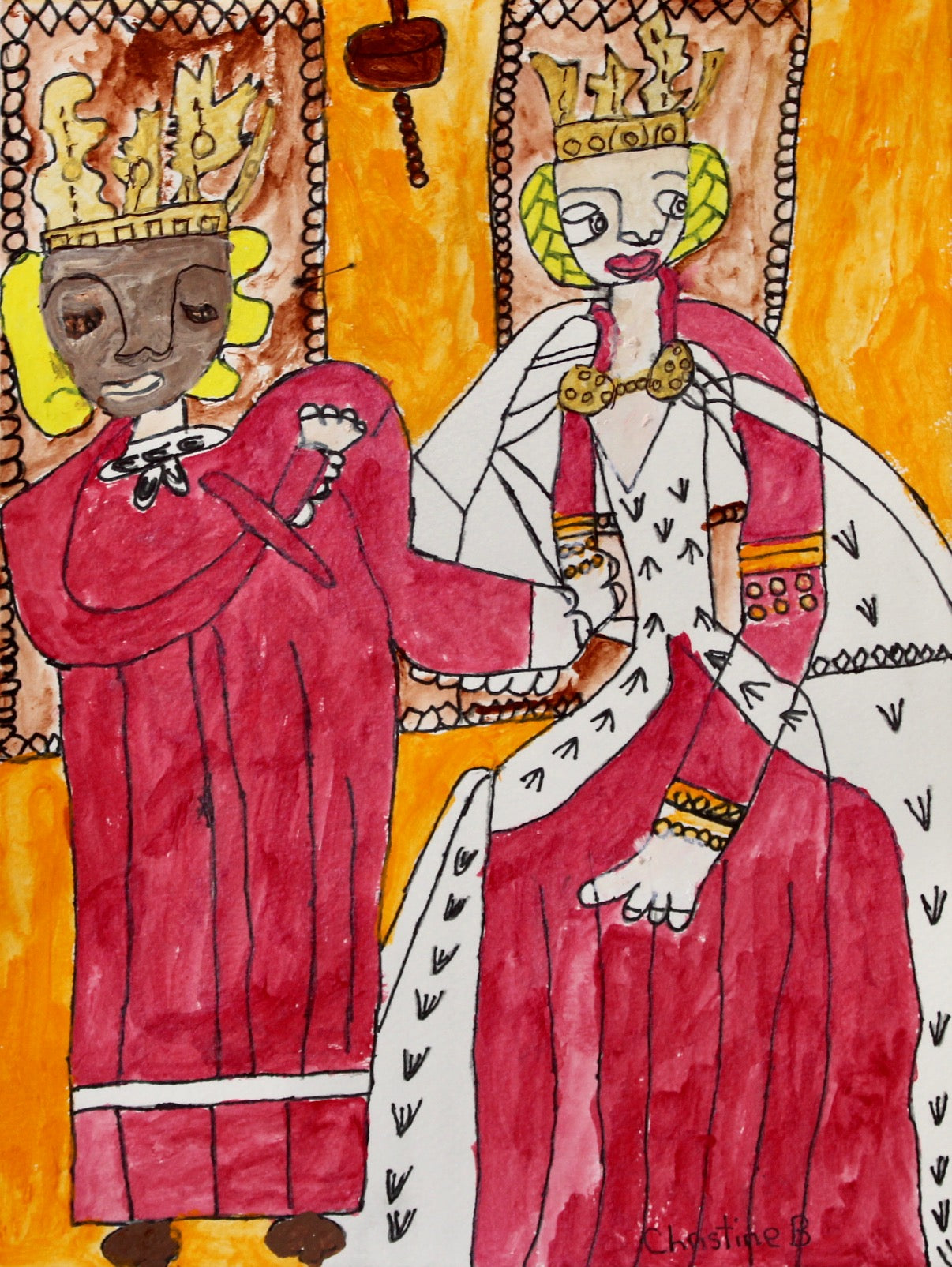 Christine Buda, "The Royal King and Queen"