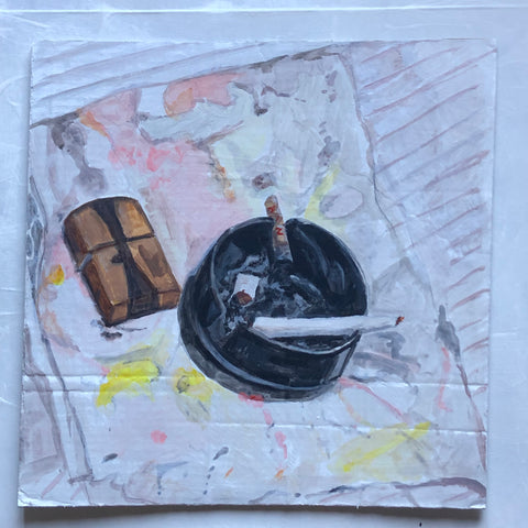 Dale Wittig, "Ashtray with Copper Lighter"