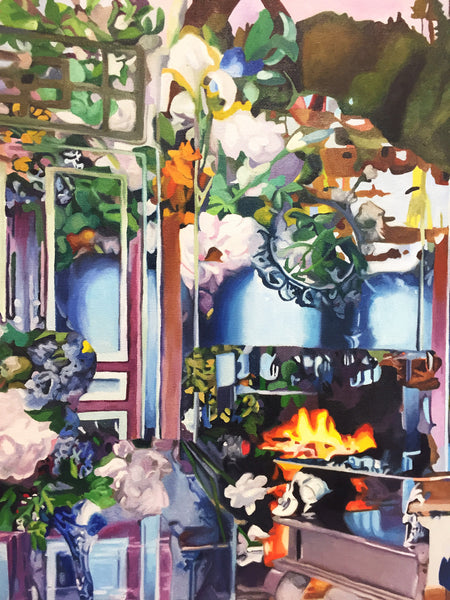Darryl Westly, "Interior/Exterior with Still Life (After Lorrain & Renoir)"
