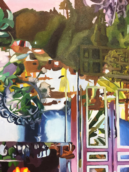 Darryl Westly, "Interior/Exterior with Still Life (After Lorrain & Renoir)"