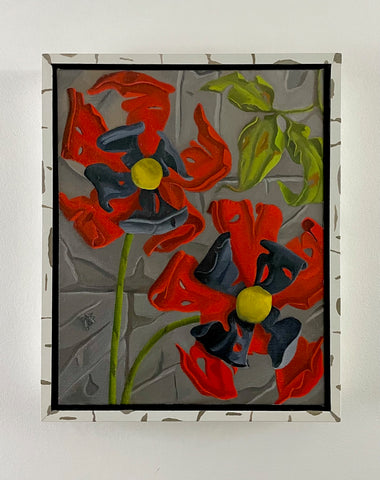 Michael Stillion, "Poppies and Ivy 2"