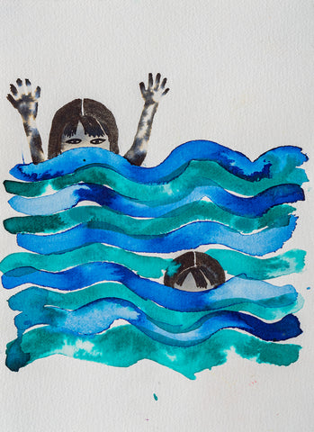 Melissa Godoy Nieto, "'Sueño con ahogándose en el agua' (pandemia) Serie 'Dream Journals'"