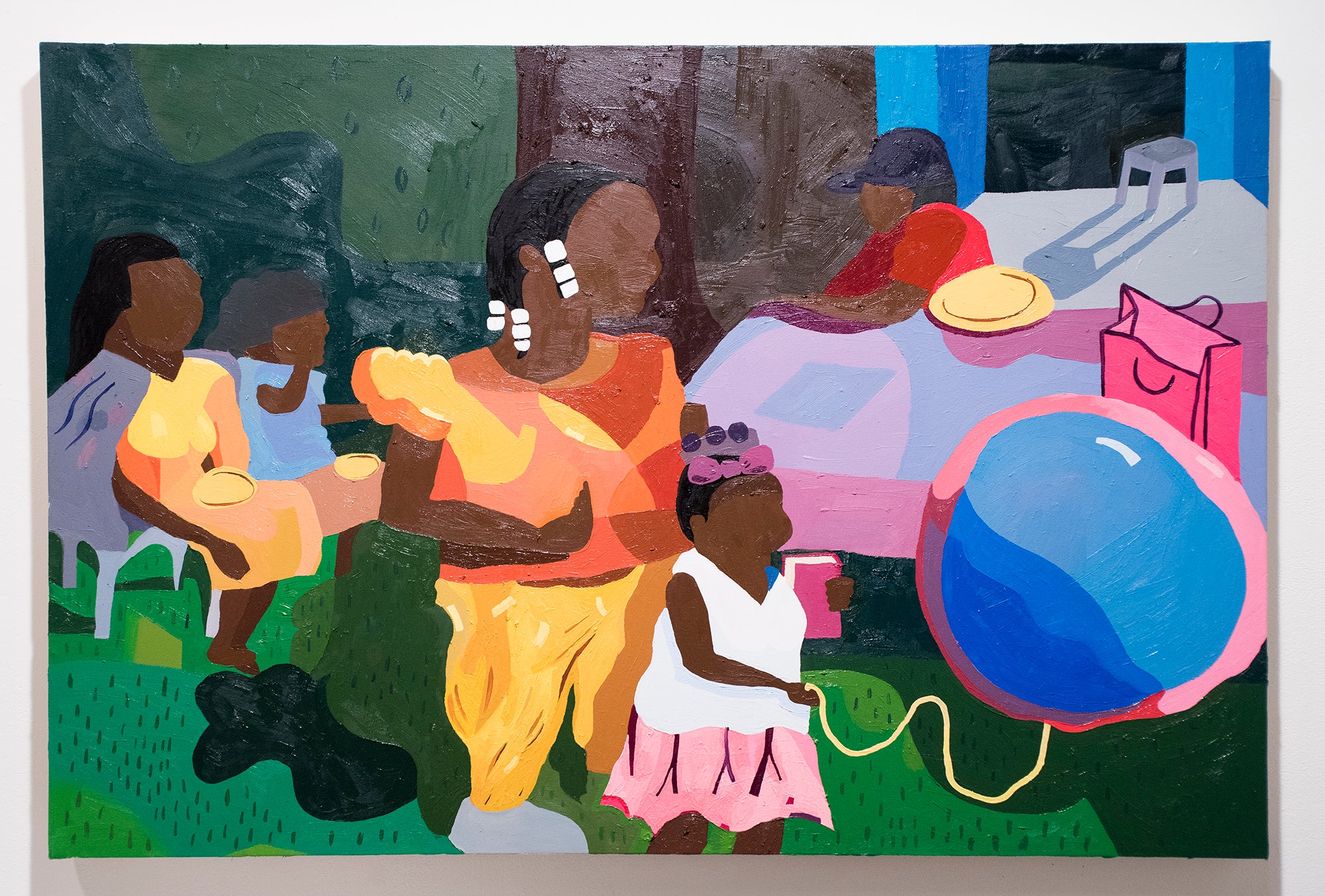 Azikiwe Mohammed, "Imani's Cookout" SOLD