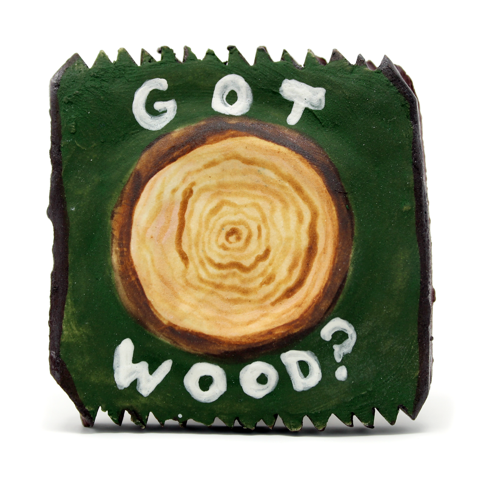 Colin J. Radcliffe, "Got Wood? Condom" SOLD