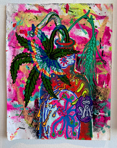 Taylor McKimens, "Pink Peacock" SOLD