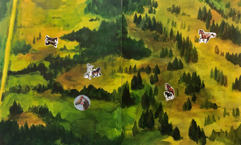 Scott Laufer, "Horse Mating in a Landscape"