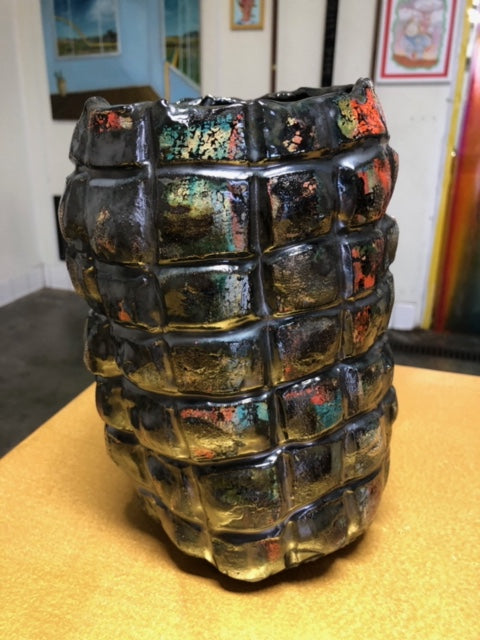 Jackie Rines, "Grid Vase"