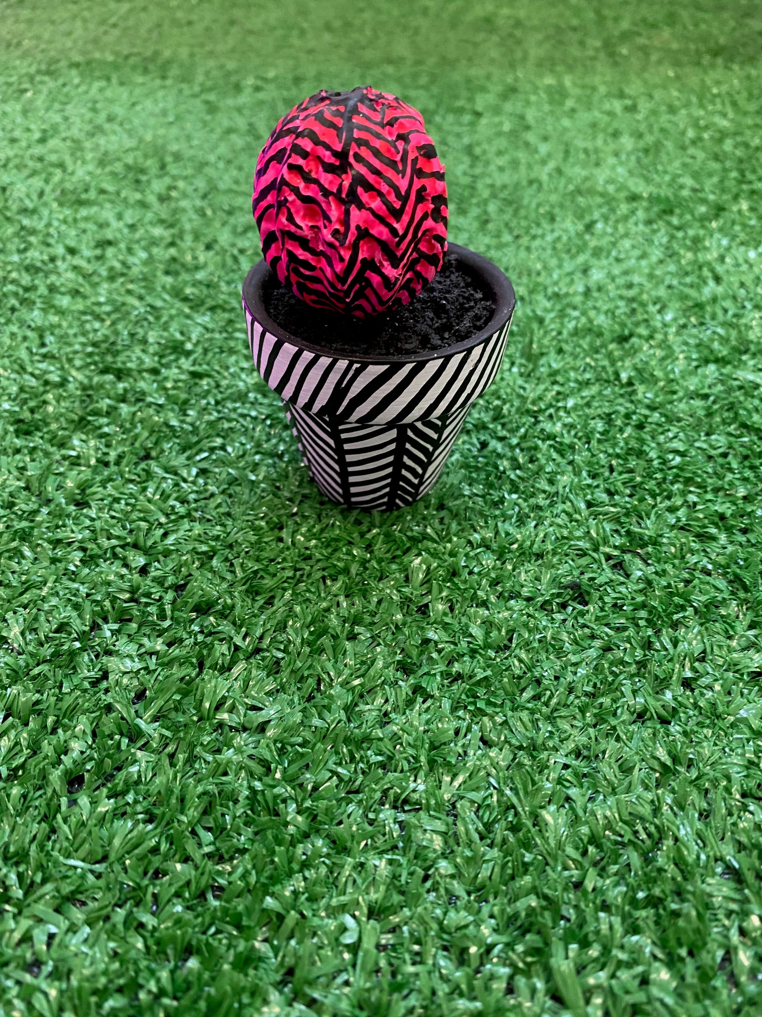 Anne Muntges, "Miniature Cactus (Pink)" SOLD