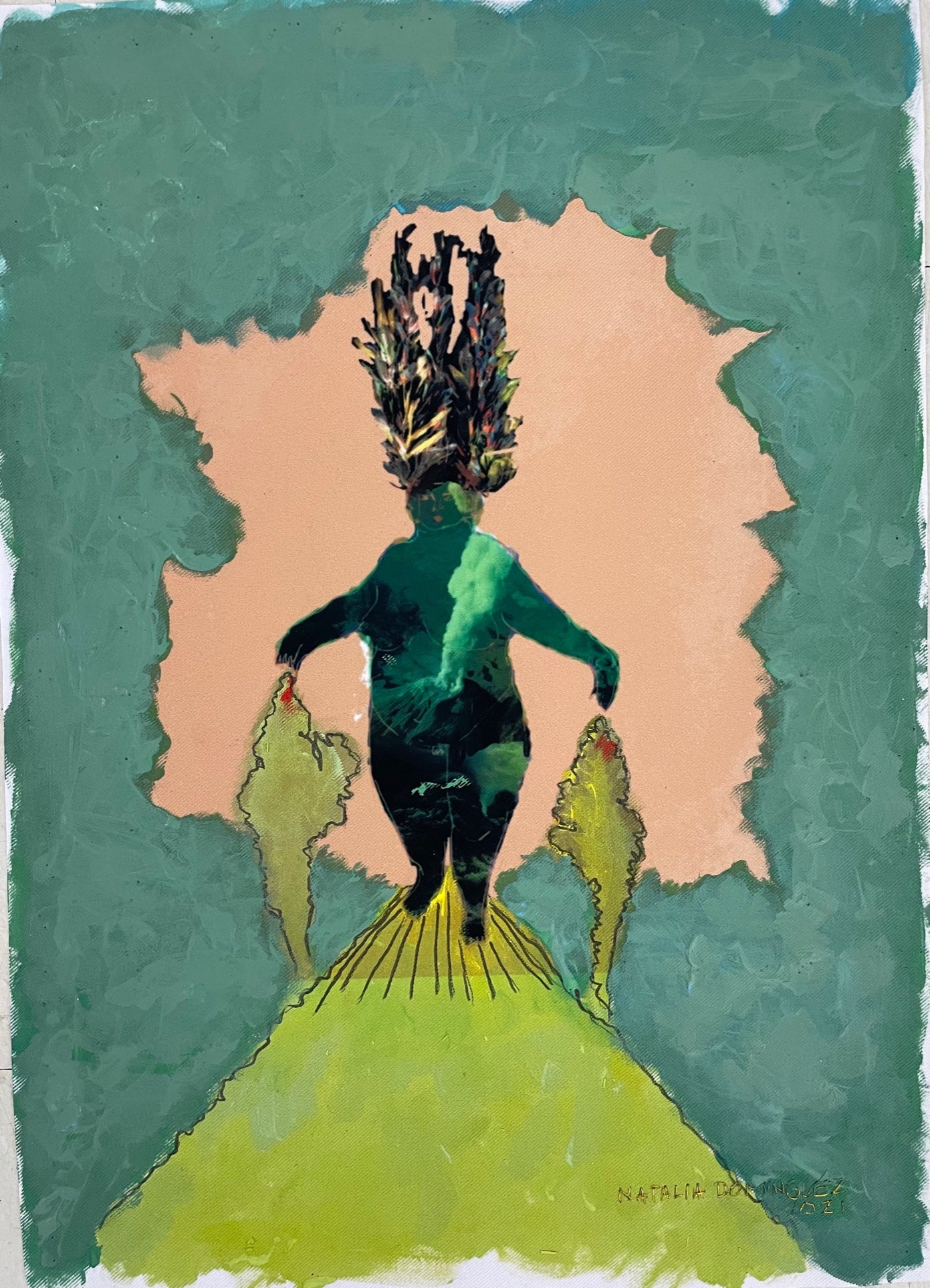 Natalia Dominguez, "Volcanic Fatty Green Queen"