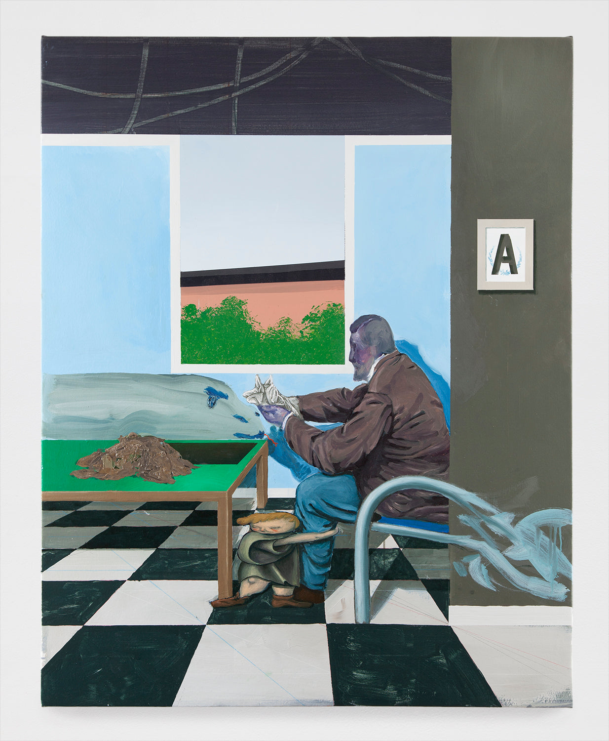 Kyle Utter, "Interior with a Snake"