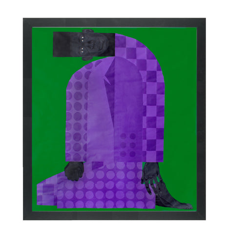 Jon Key, "Man in the Violet Suit No. 2 (Green)" SOLD