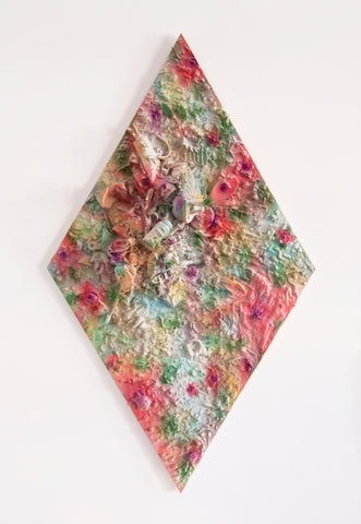 Anna Breininger + Kristin Cammermeyer, "Refuse Aggregate in Diffused Floral (Large Diamond)"