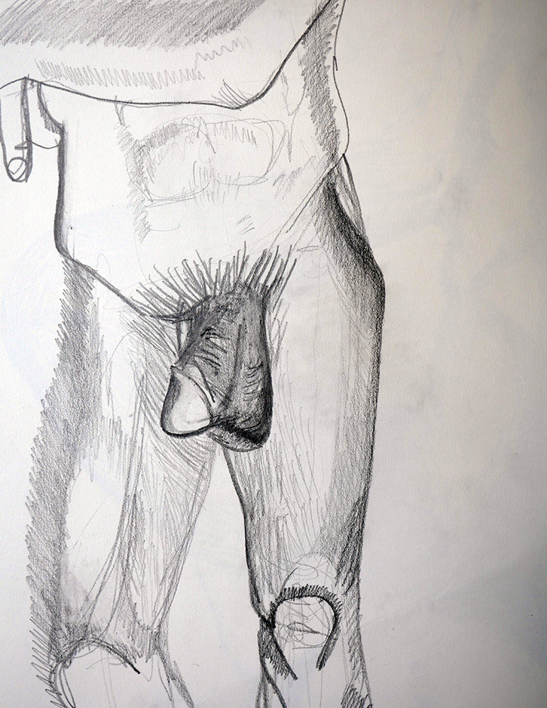 Mariah Robertson, "Sketchbook from Tom of Finland House Life Drawing Session #2"