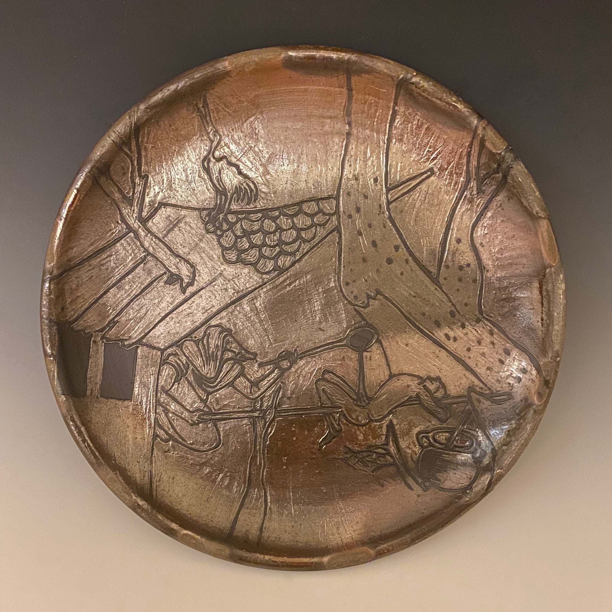 Eileen Sackman, "Plate - After Bruegel - Wrath"