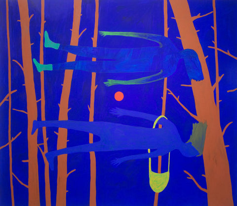 Jessica Parker Foley, "Suspended Woman (Blue)"