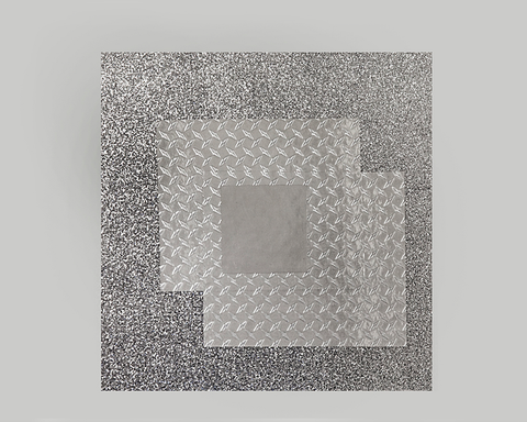 Jo Karlins, "Homage to the Metallic Square"