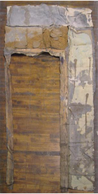 Takashi Horisaki, "Social Dress New Orleans — Interior Wall with Doorframe III"