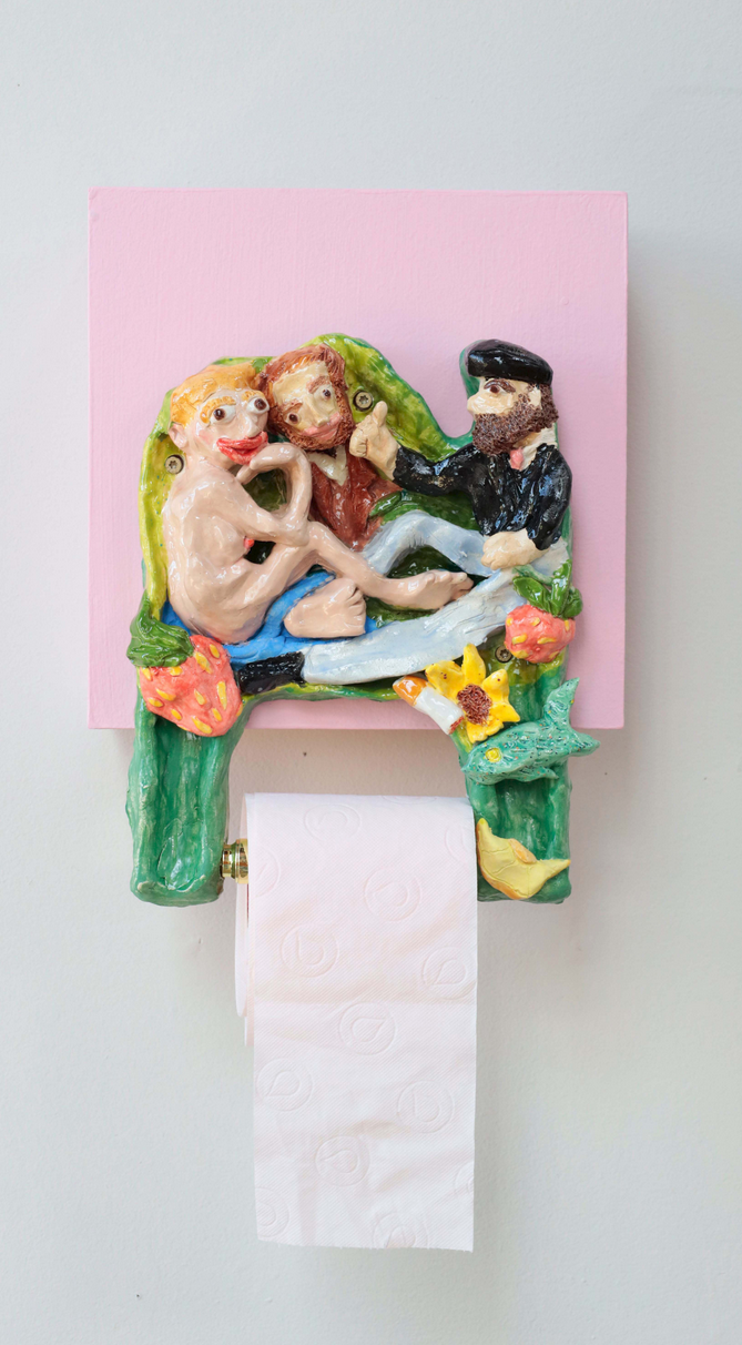 Taylor Lee Nicholson, "Naked Lunch (after Manet)" SOLD