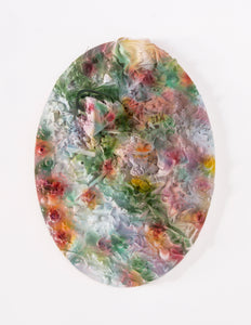 Anna Breininger + Kristin Cammermeyer, "Refuse Aggregate in Diffused Floral (Small Oval)" SOLD