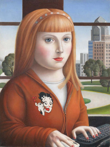 Amy Hill, "Woman with Mouse"