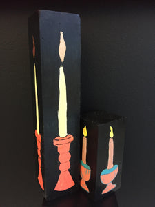 Suzanne Kiggins, "Candle-lite Set 2 (2 candles)"