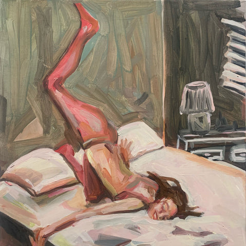 Avery Wheless, "falling asleep"  SOLD  *Fairchain