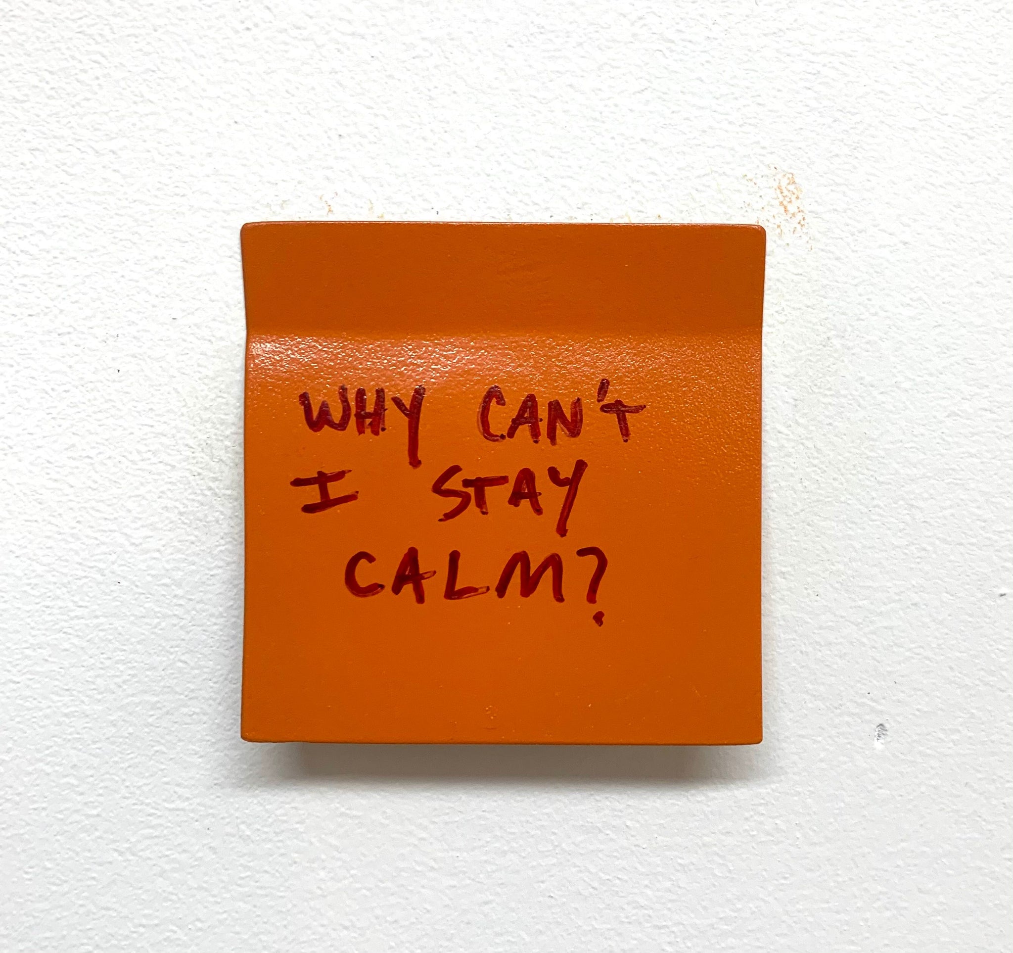 Stuart Lantry, "Why can't I stay calm?"