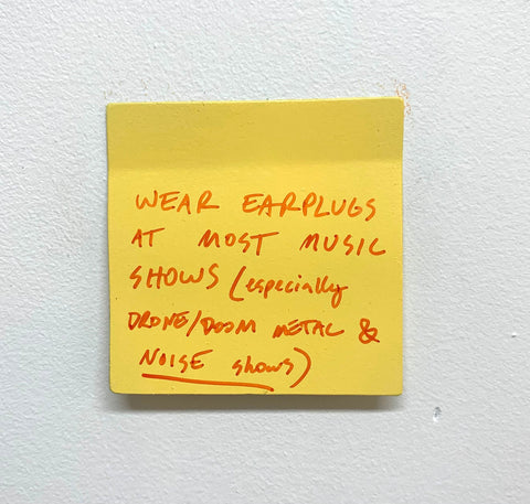 Stuart Lantry, "Wear earplugs at most music shows"