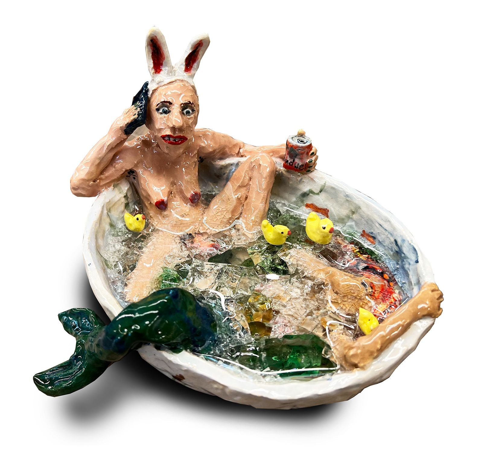 Dasha Bazanova, "Bunny Rabbit Ears Mermaid Tub"