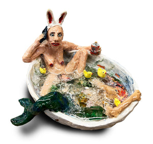 Dasha Bazanova, "Bunny Rabbit Ears Mermaid Tub"